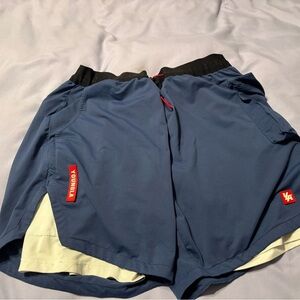 YoungLA 105 Compression Gym Shorts Blue Excellent Combo NWOT New Without Tags